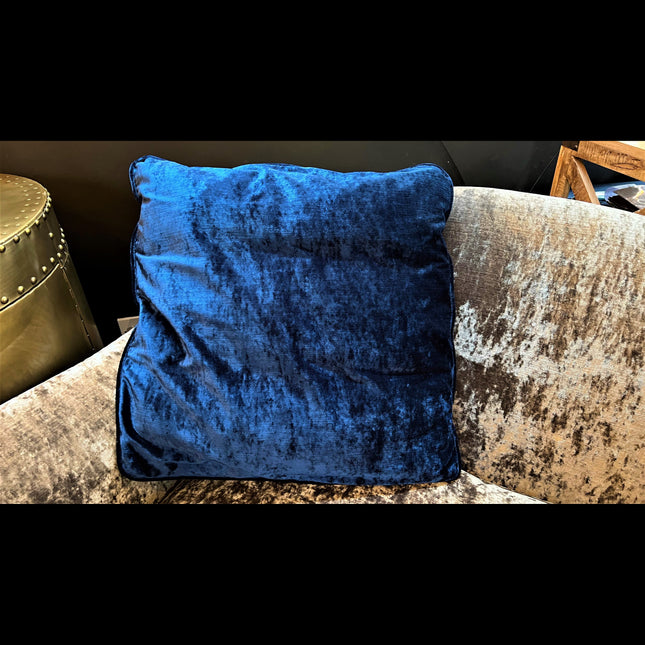 Feather Cushion Eternity Sapphire Blue Extra Large (60 x 60cm) To Order