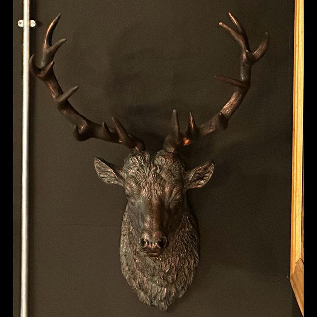 Animal Head Stag Bronze