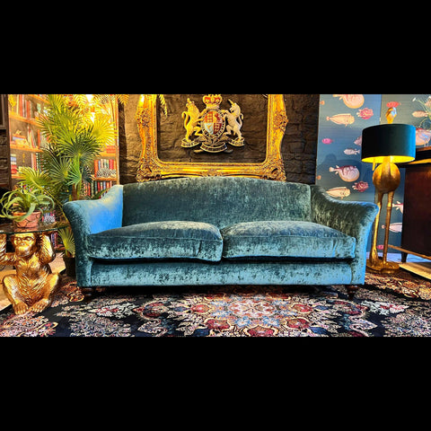 Lamour Spink & Edgar Midi 3 Seater Sofa in Eternity Turquoise